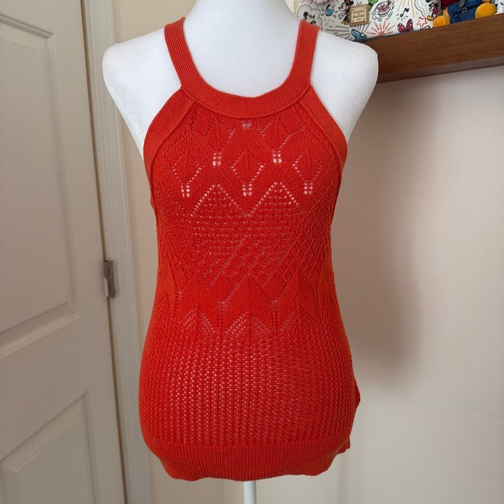 7 for all mankind Women's Orange Top